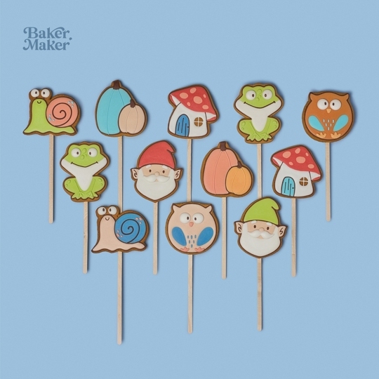 Пряники ручной работы на палочке ассорти Сказочный 24 шт