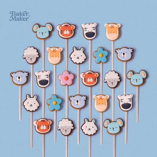 Мини-пряники ассорти "Мини-зоопарк"